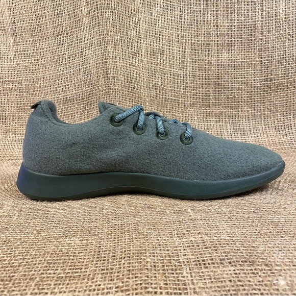 Allbirds Sneakers Wool Running Shoes Green Men's Size 12 - Picture 4 of 11